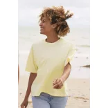 so03807 - Tricou oversized dama Sol's Boxy [Light Yellow]