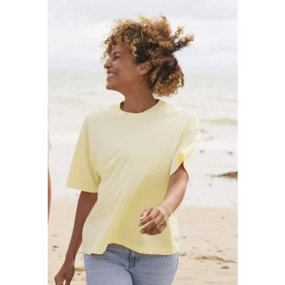 so03807 - Tricou oversized dama Sol's Boxy [Light Yellow]