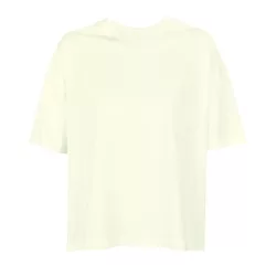 so03807 - Tricou oversized dama Sol's Boxy [Off White]