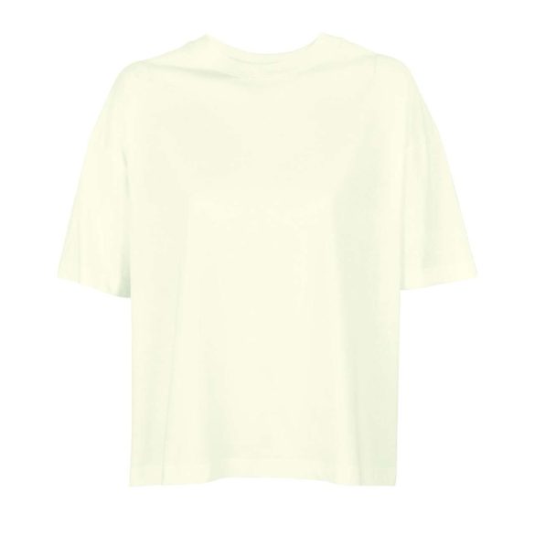 so03807 - Tricou oversized dama Sol's Boxy [Off White]