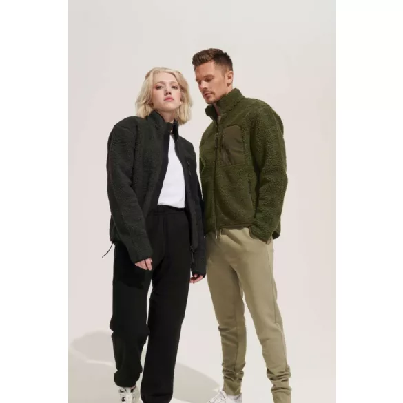so04042 - Jacheta unisex din polar Sol's Fury - [Army/Dark Army]