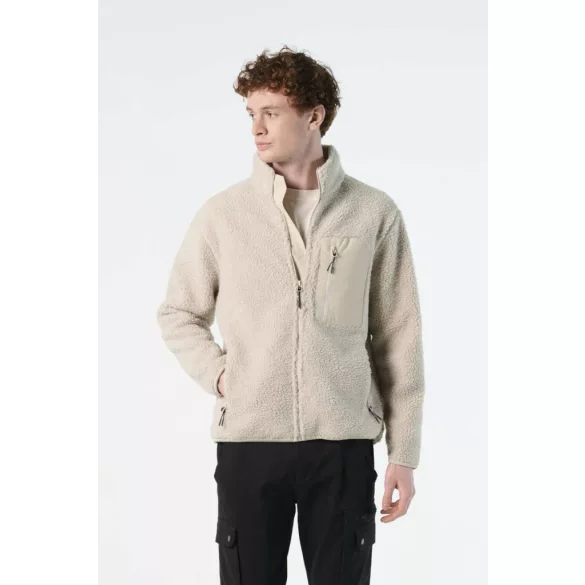 so04042 - Jacheta unisex din polar Sol's Fury - [Carbon Grey/Black]