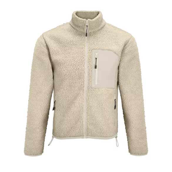 so04042 - Jacheta unisex din polar Sol's Fury - [Shear Beige/Beige]