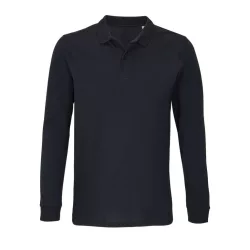 so04241 - Bluza polo unisex Sol's Planet LSL [Black]