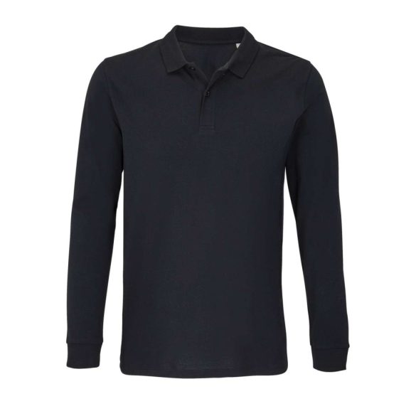 so04241 - Bluza polo unisex Sol's Planet LSL [Black]