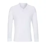 so04241 - Bluza polo unisex Sol's Planet LSL [White]
