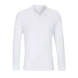 so04241 - Bluza polo unisex Sol's Planet LSL [White]