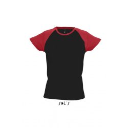 so11195-Tricou-adult-dama-sols-Milky-Black-Red