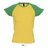 so11195-Tricou-adult-dama-sols-Milky-Gold-Kelly-Green
