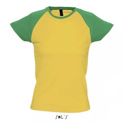 so11195-Tricou-adult-dama-sols-Milky-Gold-Kelly-Green
