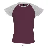 so11195-Tricou-adult-dama-sols-Milky-Grey-Melange-Burgundy