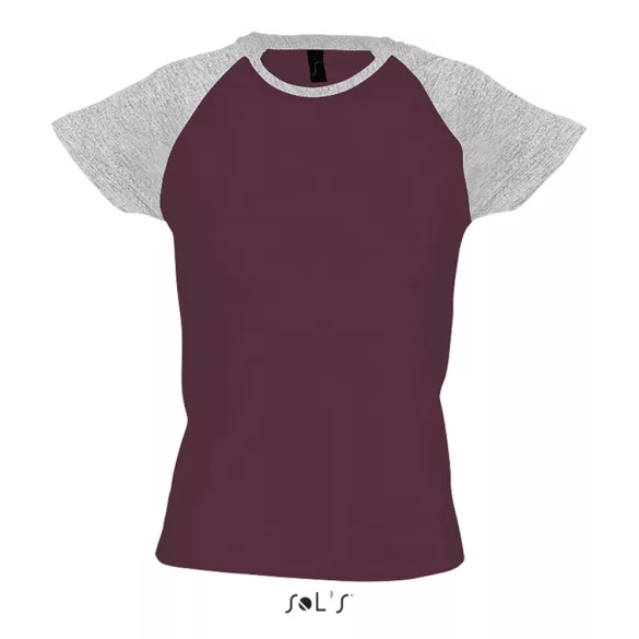 so11195-Tricou-adult-dama-sols-Milky-Grey-Melange-Burgundy