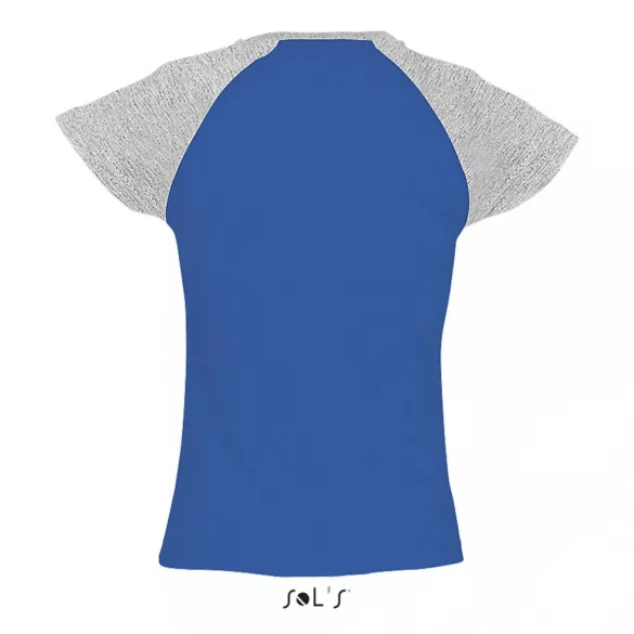 so11195-Tricou-adult-dama-sols-Milky-Grey-Melange-Royal-Blue