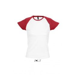so11195-Tricou-adult-dama-sols-Milky-White-Red