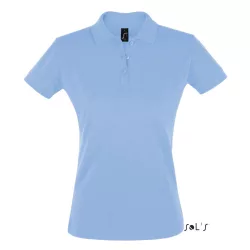   so11347 - Tricou polo adult dama Sol's Perfect Pique [Sky Blue]
