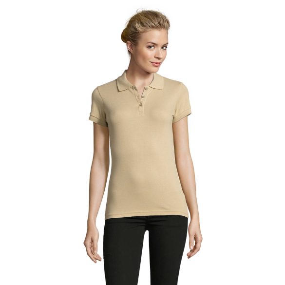 so11347 - Tricou polo adult dama Sol's Perfect Pique [Sand]