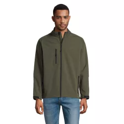   so46600 - Jacheta softshell de barbat Sol's RELAX [Army]