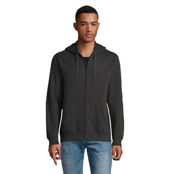 SO47800 - Hanorac cu gluga de barbat Sol's SEVEN [Charcoal Melange]