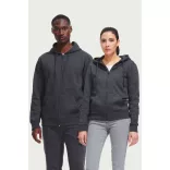 SO47800 - Hanorac cu gluga de barbat Sol's SEVEN [Charcoal Melange]