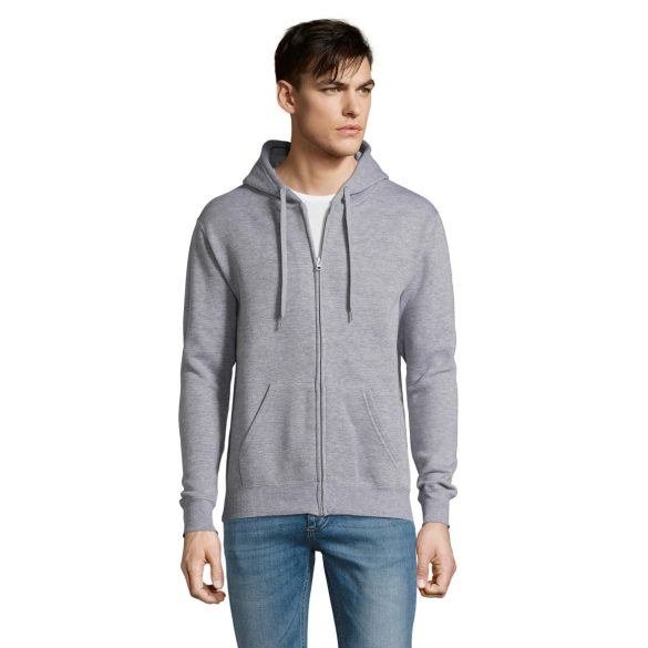 SO47800 - Hanorac cu gluga de barbat Sol's SEVEN [Grey Melange]