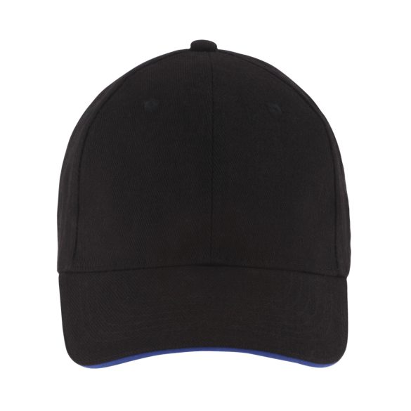 so88100 - Sapca din bumbac SOLS - Buffalo [Black/Royal]