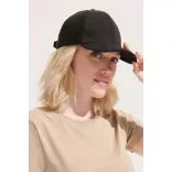 so88100 - Sapca din bumbac SOLS - Buffalo [Black/Royal]