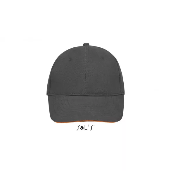 so88100-sols-sapca-din-bumbac-buffalo-dark-grey-orange