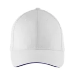 so88100 - Sapca din bumbac SOLS - Buffalo [White/French Navy]