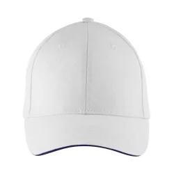   so88100 - Sapca din bumbac SOLS - Buffalo [White/French Navy]