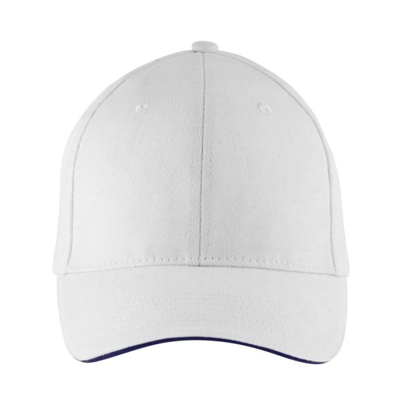 so88100 - Sapca din bumbac SOLS - Buffalo [White/French Navy]