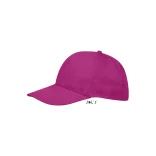 so88110 - Sapca din bumbac 5 panele SUNNY [Fuchsia]