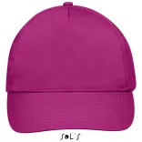 so88110 - Sapca din bumbac 5 panele SUNNY [Fuchsia]