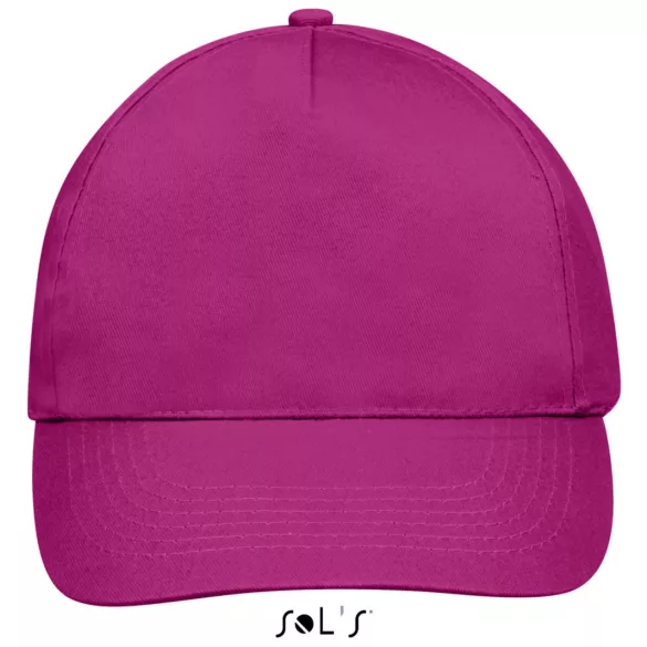 so88110 - Sapca din bumbac 5 panele SUNNY [Fuchsia]