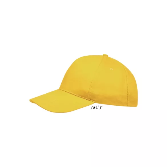 so88110 - Sapca din bumbac 5 panele SUNNY [Gold]