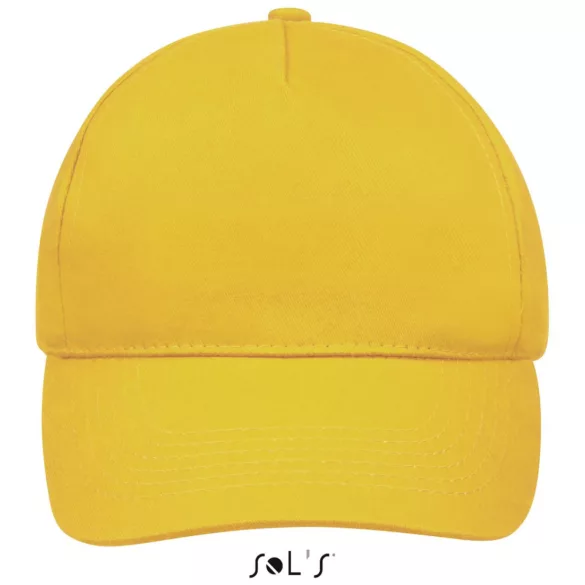 so88110 - Sapca din bumbac 5 panele SUNNY [Gold]