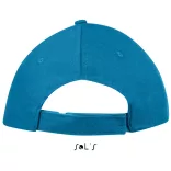 so88110 - Sapca din bumbac 5 panele SUNNY [Aqua]