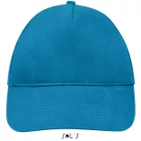 so88110 - Sapca din bumbac 5 panele SUNNY [Aqua]