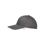 so88110 - Sapca din bumbac 5 panele SUNNY [Dark Grey/Light Grey]