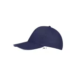 so88110 - Sapca din bumbac 5 panele SUNNY [French Navy/White]