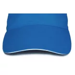 so88110 - Sapca din bumbac 5 panele SUNNY [Royal Blue/White]