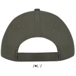 so88110 - Sapca din bumbac 5 panele SUNNY [Army/Beige]