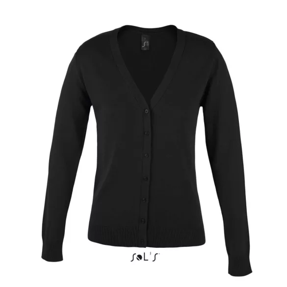 so90012 - Cardigan dama V-Neck Sol's Golden Women [Black]