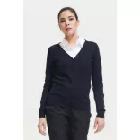 so90012 - Cardigan dama V-Neck Sol's Golden Women [Black]