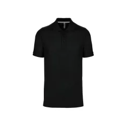 wk274 - Tricou polo adult barbat - Designed to work [Black]