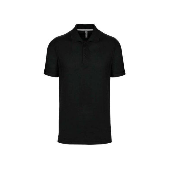 wk274 - Tricou polo adult barbat - Designed to work [Black]