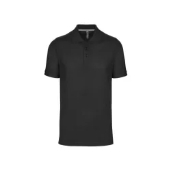   wk274 - Tricou polo adult barbat - Designed to work  [Dark Grey]