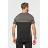 wk304 - Tricou unisex in doua tonuri - Designed to work - [Navy/Royal Blue]