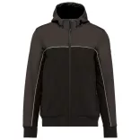 wk450 - Jacheta softshell unisex cu 3 straturi in 2 culori BIONIC [Black/Dark Grey]