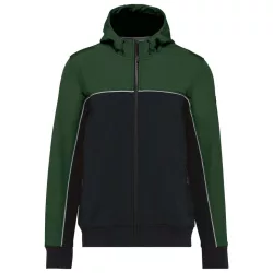   wk450 - Jacheta softshell unisex cu 3 straturi in 2 culori BIONIC [Black/Forest Green]