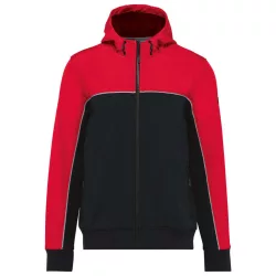   wk450 - Jacheta softshell unisex cu 3 straturi in 2 culori BIONIC [Black/Red]